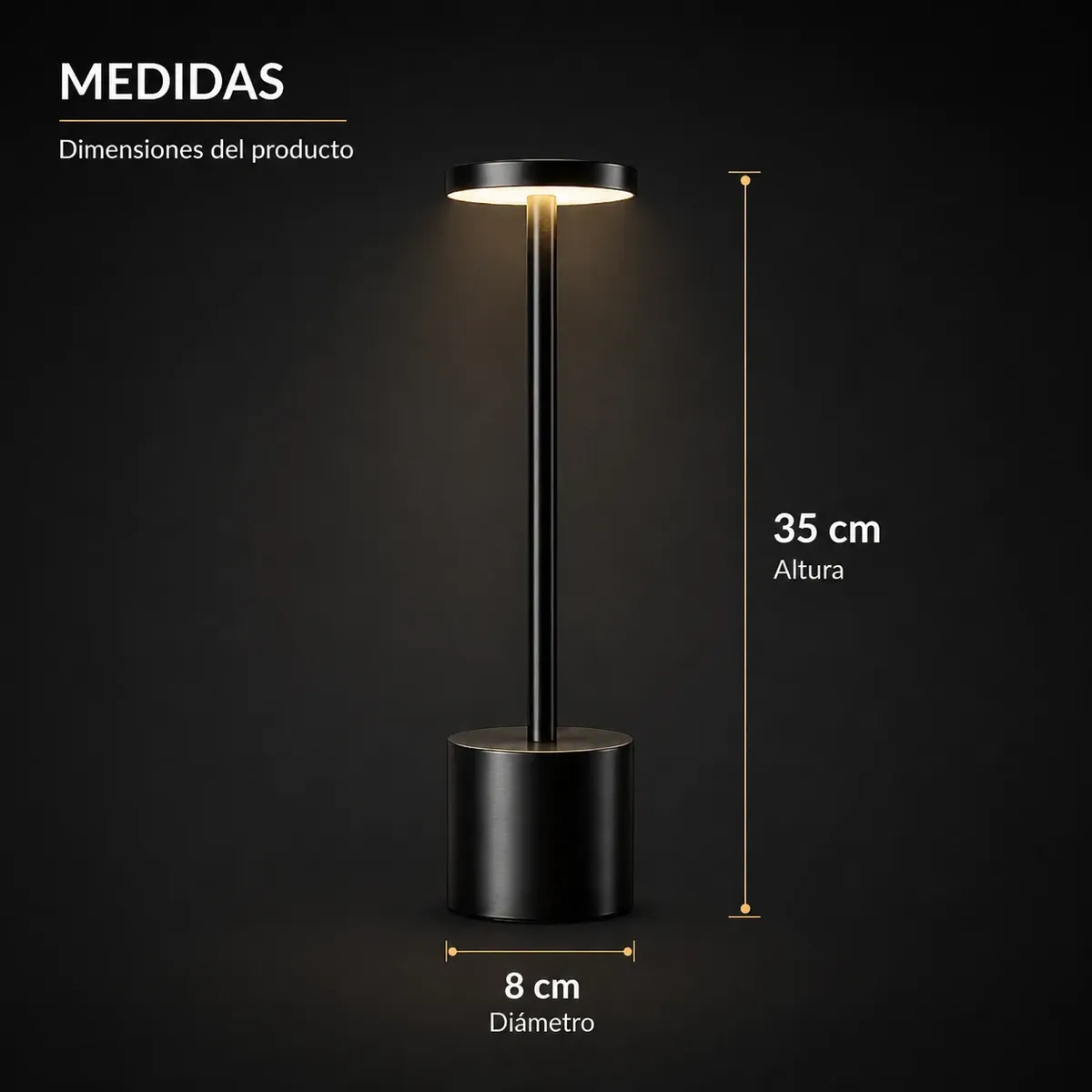 La lámpara LED que transforma cualquier rincón con un solo toque