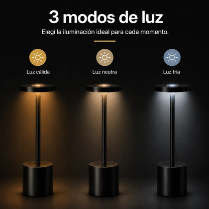 La lámpara LED que transforma cualquier rincón con un solo toque