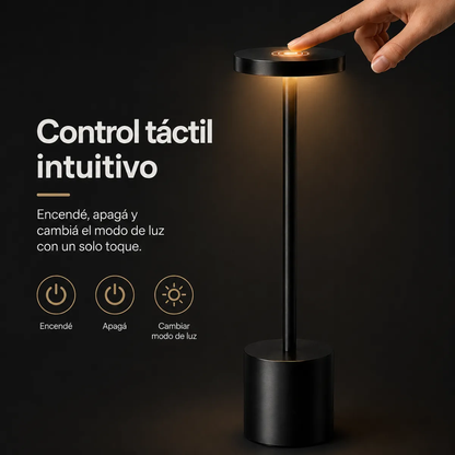 La lámpara LED que transforma cualquier rincón con un solo toque