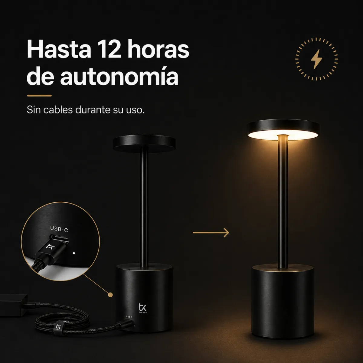 La lámpara LED que transforma cualquier rincón con un solo toque