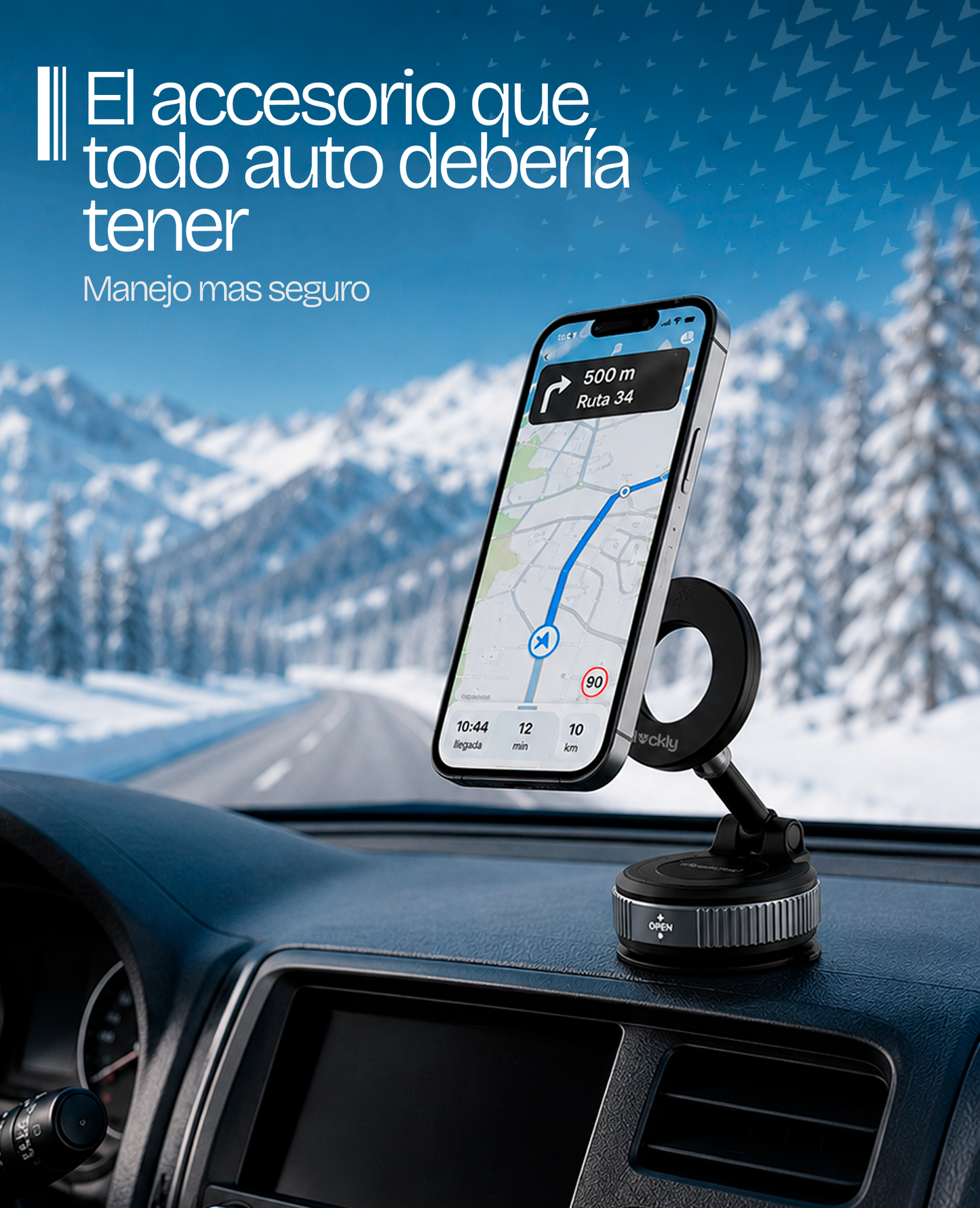 Soporte Magnético para Auto 360° | Duckly UY